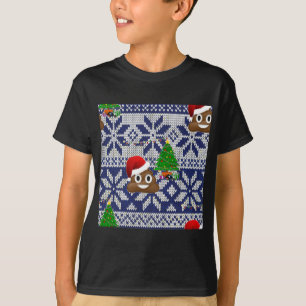 ugly Christmas sweater poop emoji