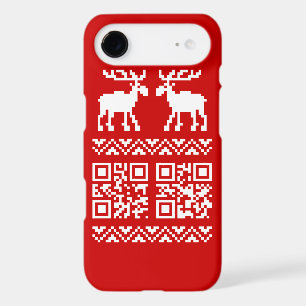 Ugly Christmas Sweater QR Code Happy New Year !