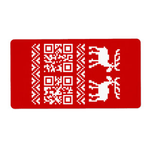 Ugly Christmas Sweater QR Code Happy New Year !