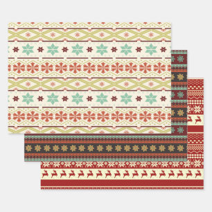 Ugly Christmas Sweater Series Wrapping Paper Sheet