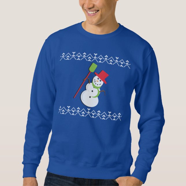 Ugly Christmas Sweater Snowman (Front)