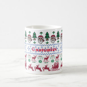 Ugly Christmas Sweater-Style Thunder_Cove Coffee Mug