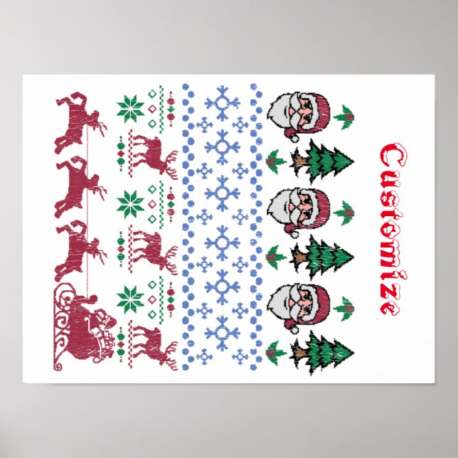 Ugly Christmas Sweater-Style Thunder_Cove Poster (Front)