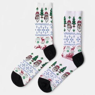 Ugly Christmas Sweater-Style Thunder_Cove Socks