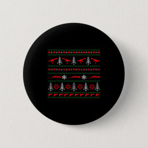 Ugly Christmas Sweater Tactical Merry Christmas  6 Cm Round Badge