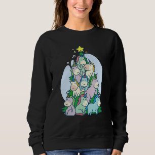 Ugly Christmas Sweater Unicorn Tree Christmas Unic