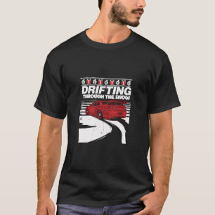 Ugly Christmas Sweater With Car Hoodie Drifting As