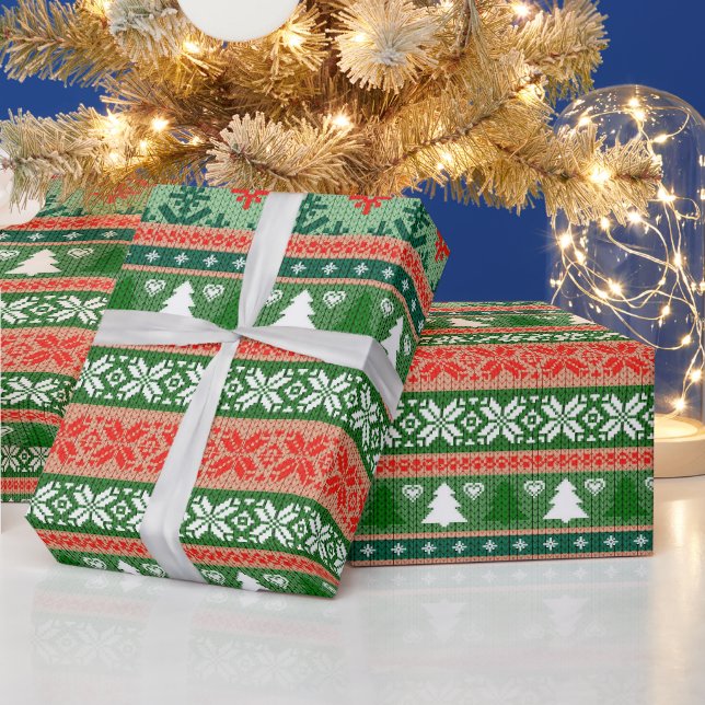 Ugly Christmas Sweater Wrapping Paper (Holidays)