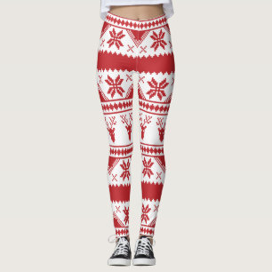 ugly christmas sweater xmas leggings