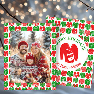 Ugly Christmas Sweaters CUSTOM PHOTO  Holiday Card