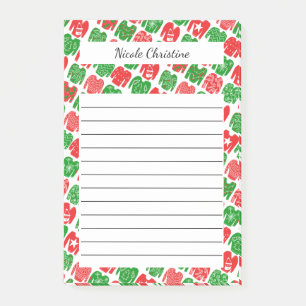 Ugly Christmas Sweaters Cute XMas CUSTOM Notepad