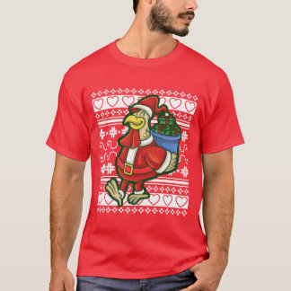 Ugly Christmas Sweatershirt Christmas Duck friends T-Shirt
