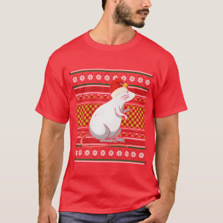 Ugly Christmas Sweatershirt Christmas Mouse funny T-Shirt