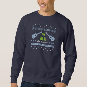 Ugly Christmas Sweatshirt - Ukuleles