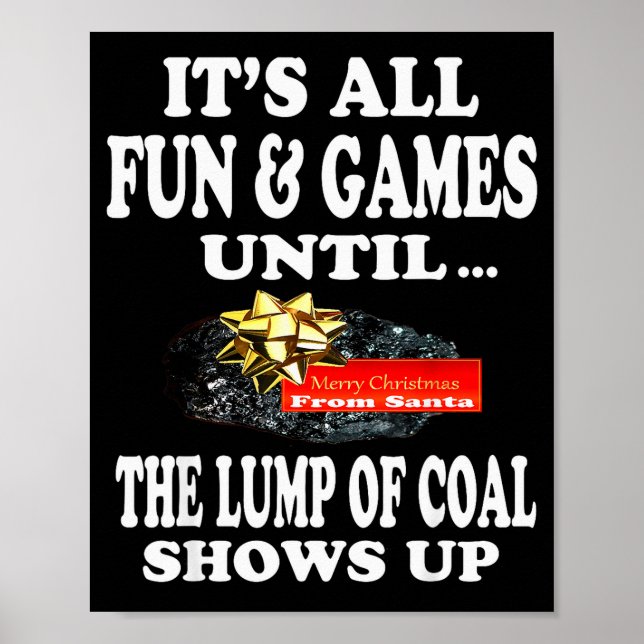 Ugly Christmas T Shirt Naughty Kid Men Women Lump  Poster (Front)