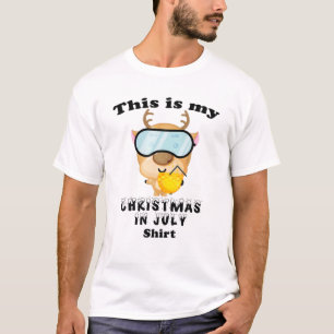 Ugly Christmas - This Is My Christmas In July T-Shirt