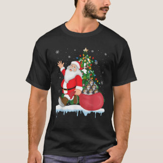 Ugly Christmas Tree Lights Cavalier King Charles S T-Shirt