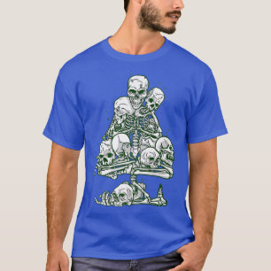 ugly christmas tree skeleton gothic mas T-Shirt