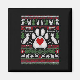 Ugly Christmas Veterinarian Animals Dogs Cats Merr Magnet