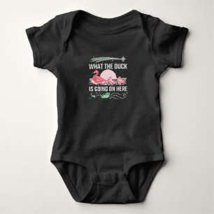 Ugly Christmas - What The Duck Baby Bodysuit
