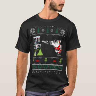 Ugly Disc Golf Santa Christmas Sweater Funny Xmas 