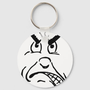 Ugly face key ring