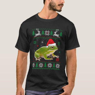Ugly Frog Santa Animals T-Shirt