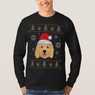 Ugly Goldendoodle Christmas Golden Doodle Dog Xmas T-Shirt