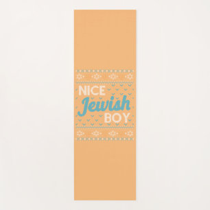 Ugly Hanukkah Nice Jewish Boy Matching Yoga Mat