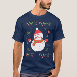 Ugly Holiday Sweater Cute Snowman