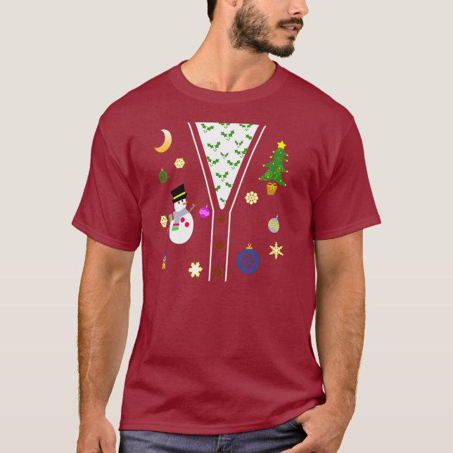 Ugly Holiday Sweater T-shirt (Front)