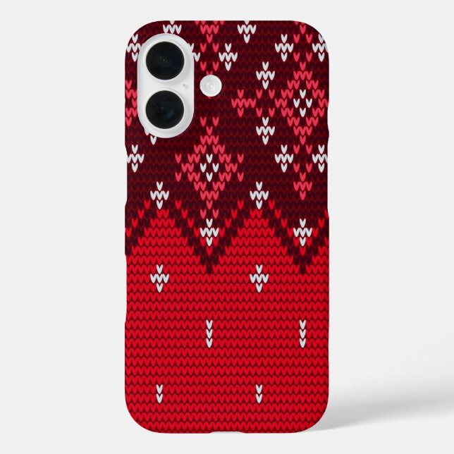 Ugly Holidays Sweater Folk Pattern Case-Mate iPhone Case (Back)