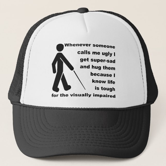 Ugly Hug Funny Ball Cap Hat (Front)