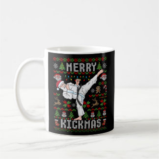 Ugly Karate Santa Claus Martial Coffee Mug