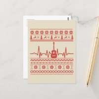 Ugly Merry Christmas sweater acoustic guitar
