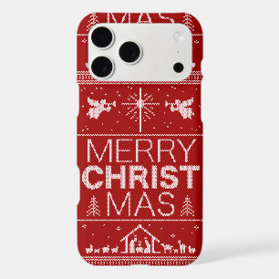 Ugly Merry CHRISTmas Sweater Christian Christ God