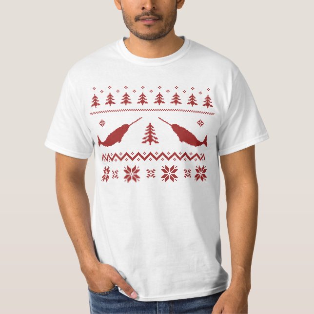 Ugly Narwhal Christmas Sweater (Front)