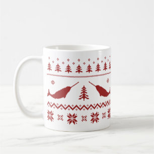 Ugly Narwhal Christmas Sweater Coffee Mug