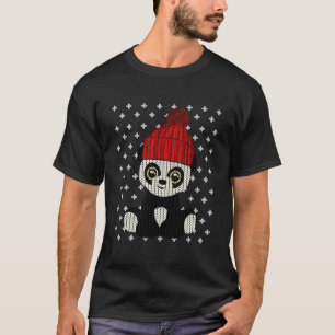 Ugly Panda Bear Santa X-Mas T-Shirt