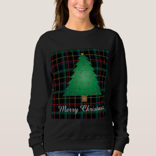 Ugly Plaid Christmas Tree Sweatshirt