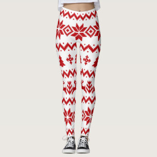 Ugly red Christmas Leggings
