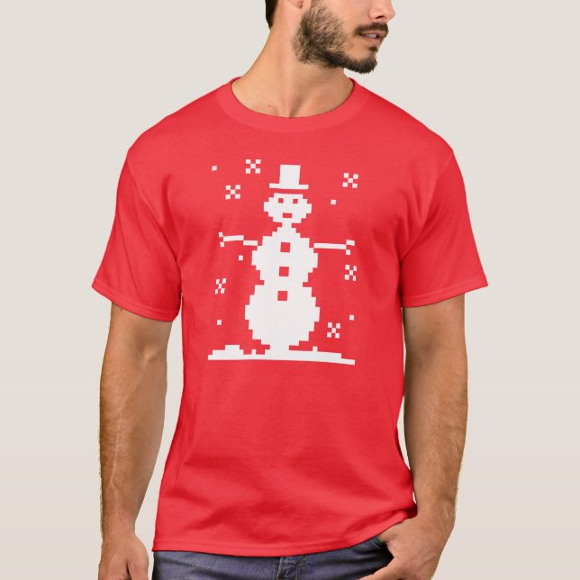 Ugly Snowman Christmas Sweater (Front)