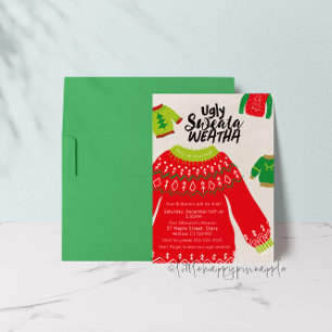 Ugly Sweata Weatha Party Invitation