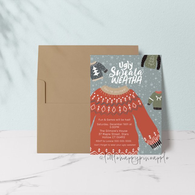 Ugly Sweata Weatha Party Invitation (Creator Uploaded)