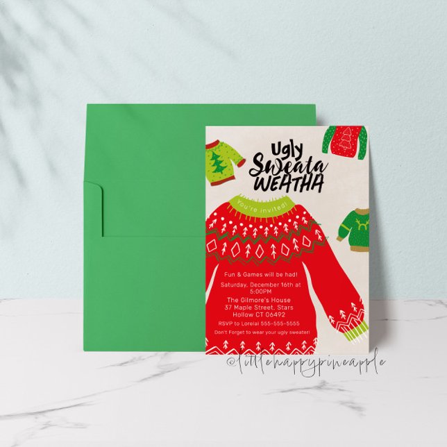 Ugly Sweata Weatha Party Invitation (Creator Uploaded)