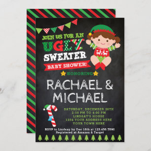 Ugly Sweater Baby Shower Invitation
