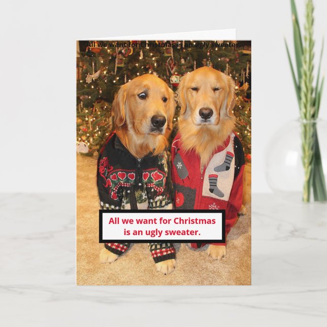 Ugly Sweater Card (Front)