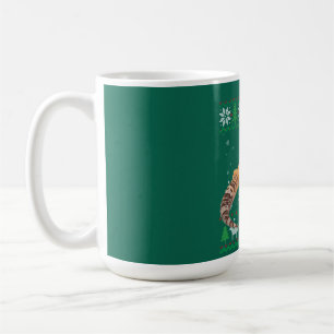 Ugly Sweater Christmas Animals Santa Leopard Gecko Coffee Mug