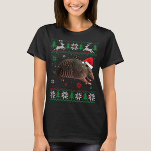 Ugly Sweater Christmas Armadillo Lover Santa Hat A