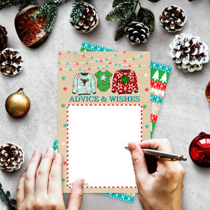 Ugly Sweater Christmas Baby Shower Advice